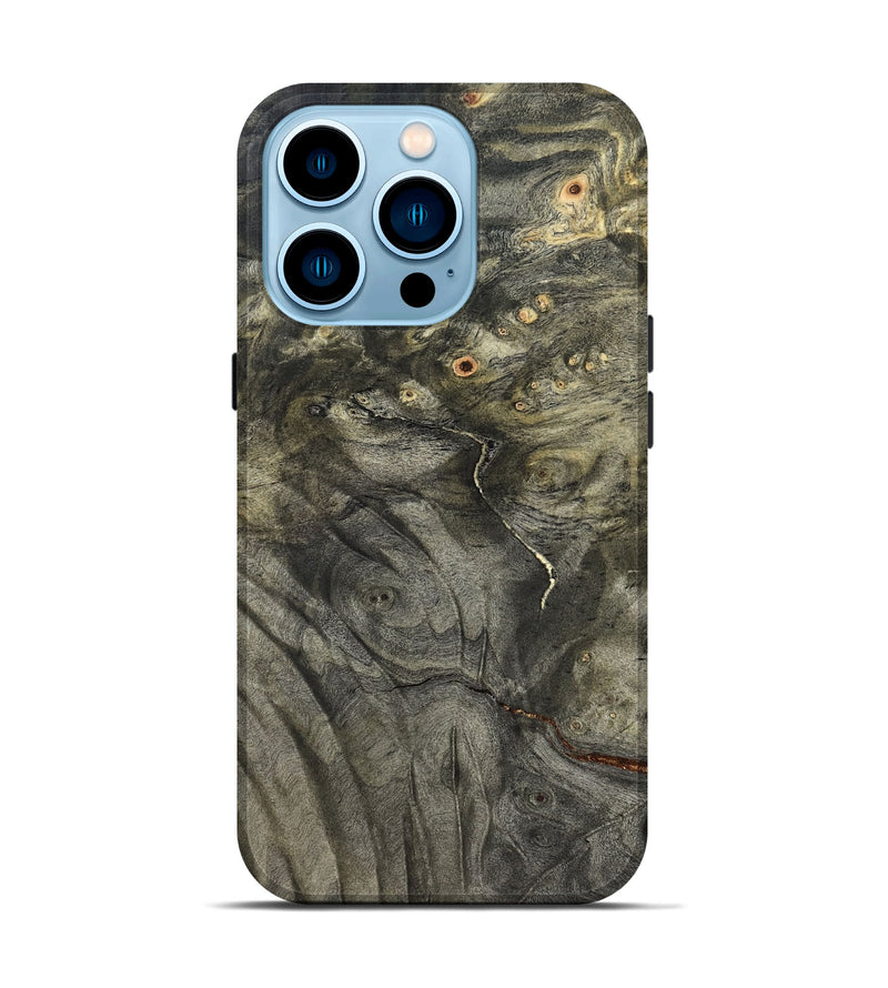 iPhone 14 Pro Wood Live Edge Phone Case - Chaim (Solid Wood, 824739)