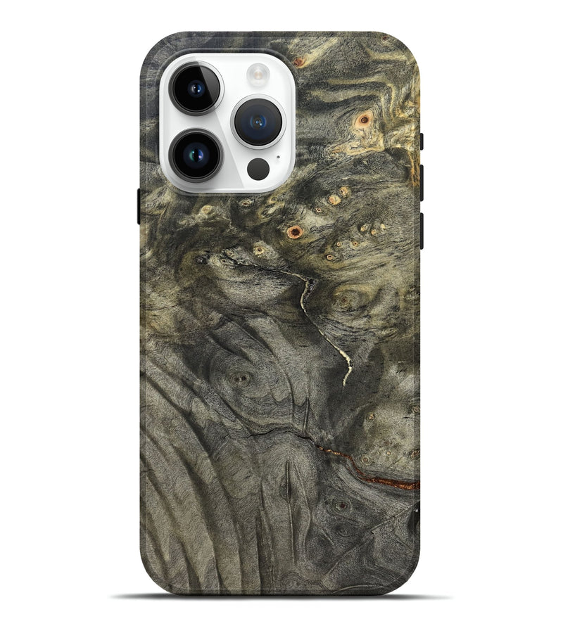 iPhone 15 Pro Max Wood Live Edge Phone Case - Chaim (Solid Wood, 824739)