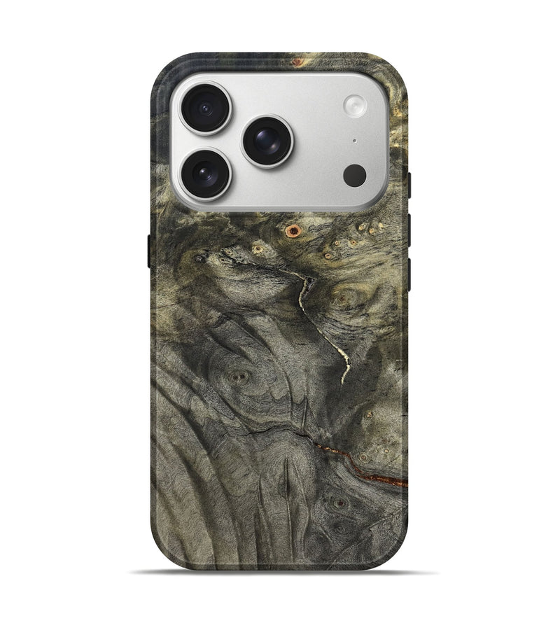 iPhone 17 Pro Wood Live Edge Phone Case - Chaim (Solid Wood, 824739)