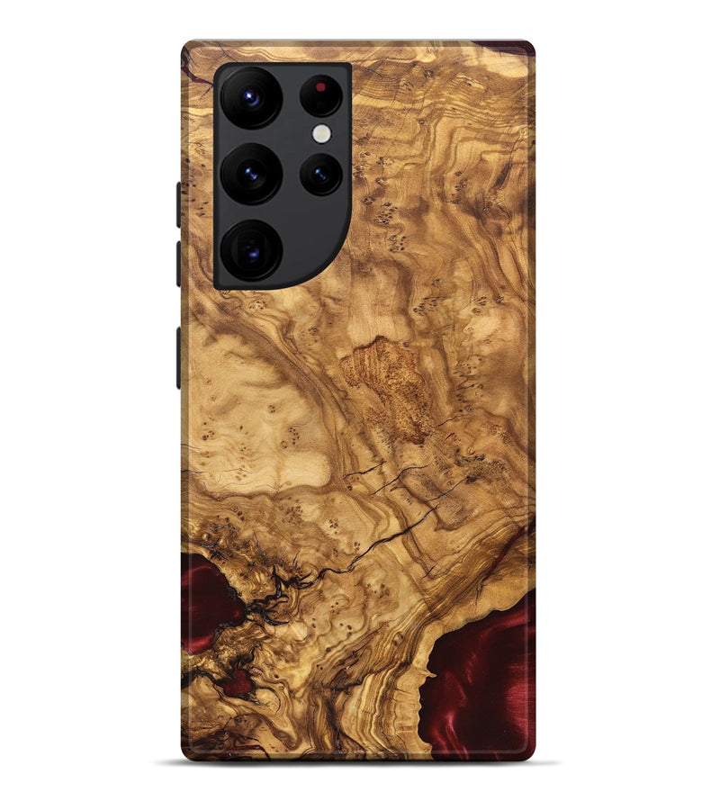 Galaxy S22 Ultra Wood Live Edge Phone Case - Brandie (Solid Wood, 824741)