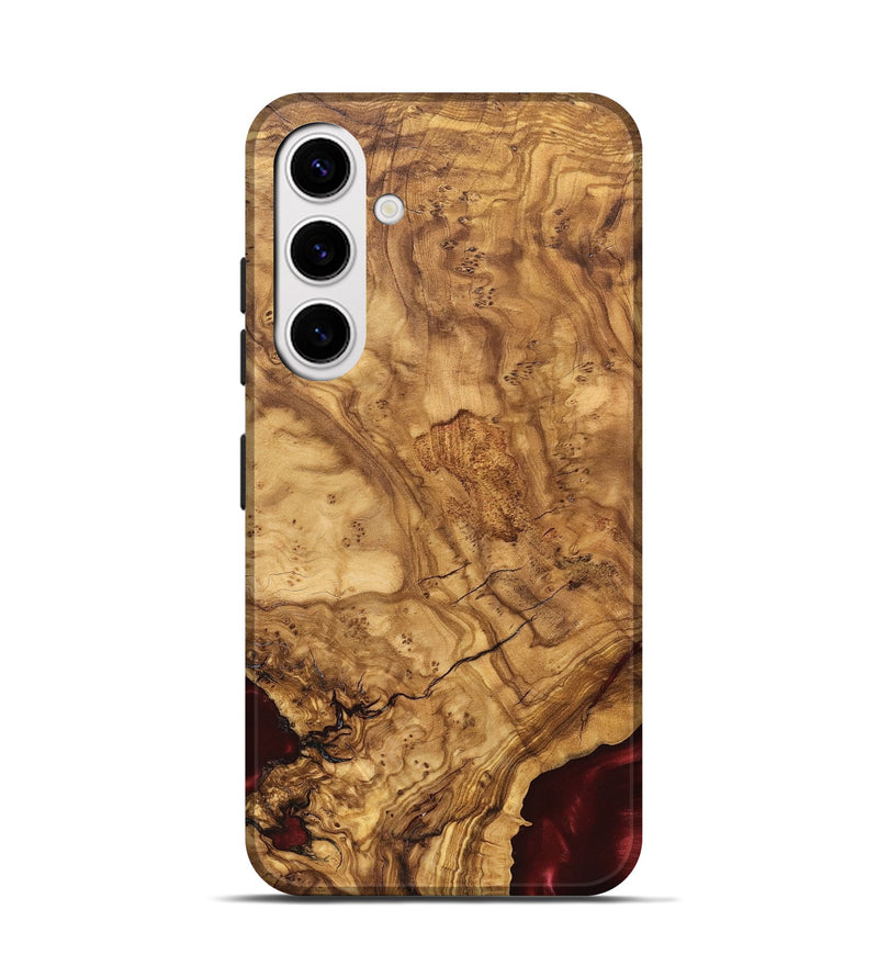 Galaxy S25 Wood Live Edge Phone Case - Brandie (Solid Wood, 824741)