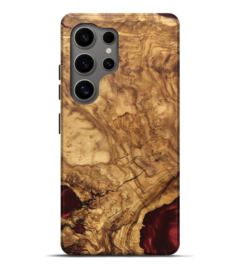 Galaxy S25 Ultra Wood Live Edge Phone Case - Brandie (Solid Wood, 824741)
