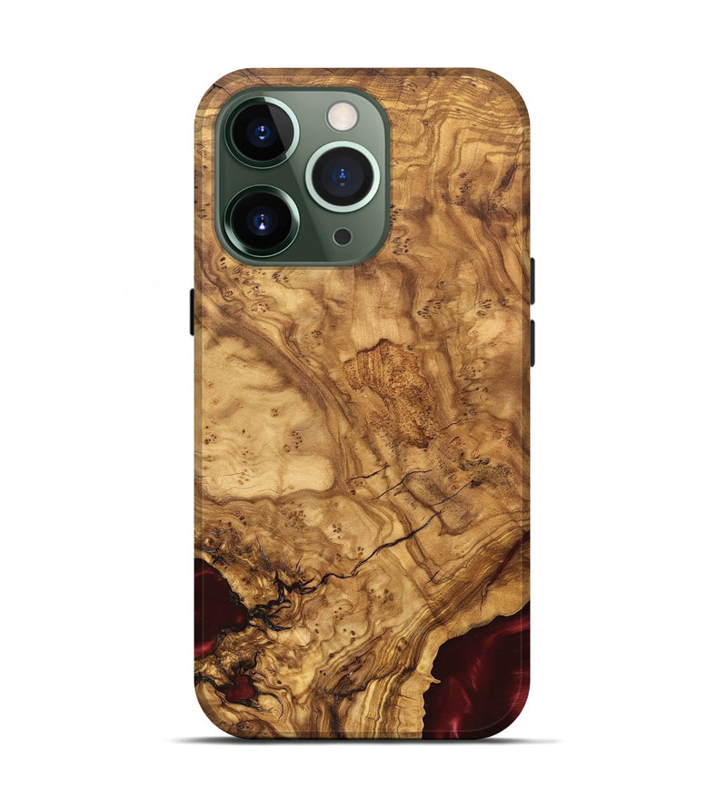 iPhone 13 Pro Wood Live Edge Phone Case - Brandie (Solid Wood, 824741)