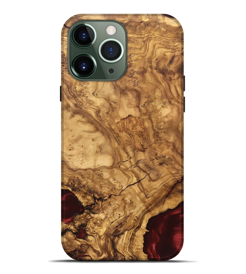 iPhone 13 Pro Max Wood Live Edge Phone Case - Brandie (Solid Wood, 824741)
