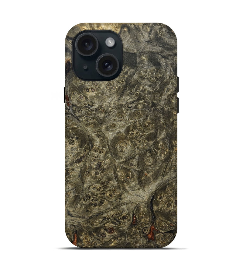 iPhone 15 Wood Live Edge Phone Case - Thurman (Solid Wood, 824742)