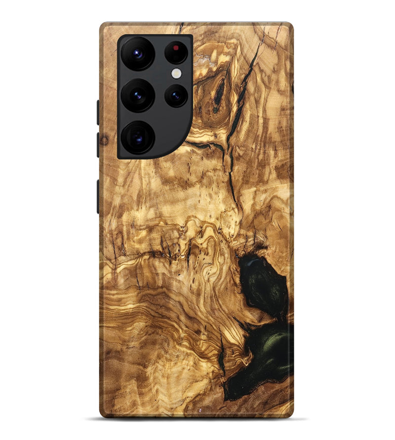 Galaxy S22 Ultra Wood Live Edge Phone Case - Jay (Solid Wood, 824743)