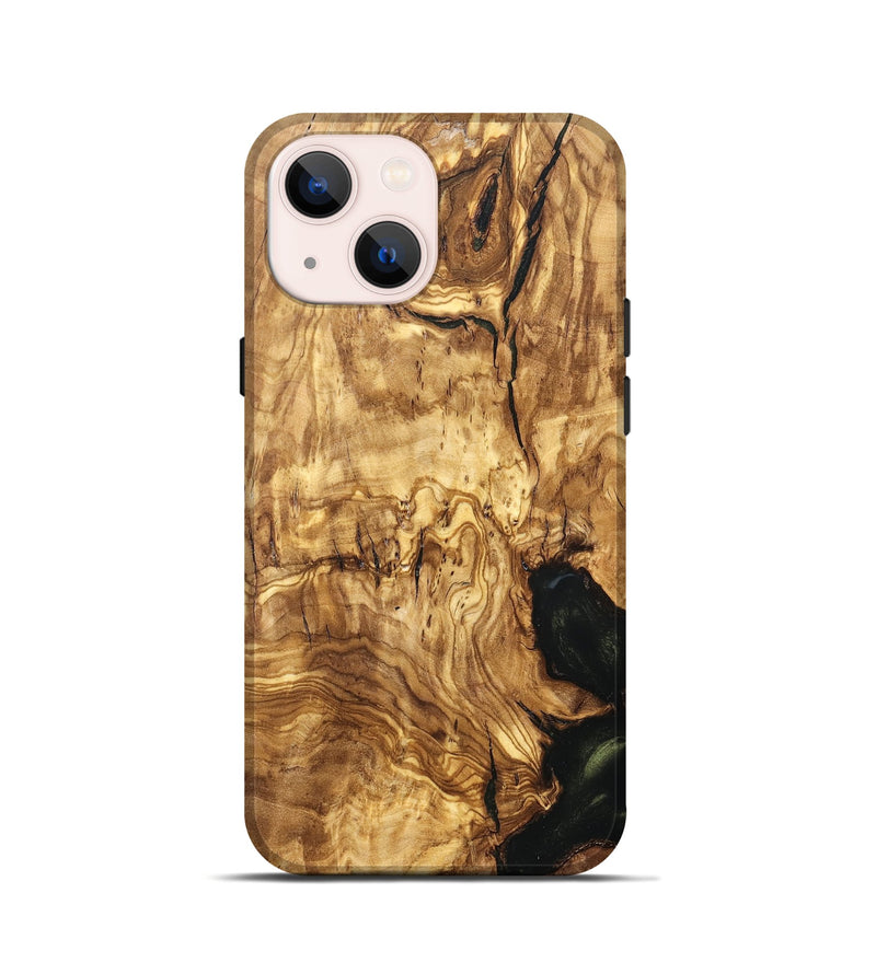 iPhone 13 mini Wood Live Edge Phone Case - Jay (Solid Wood, 824743)