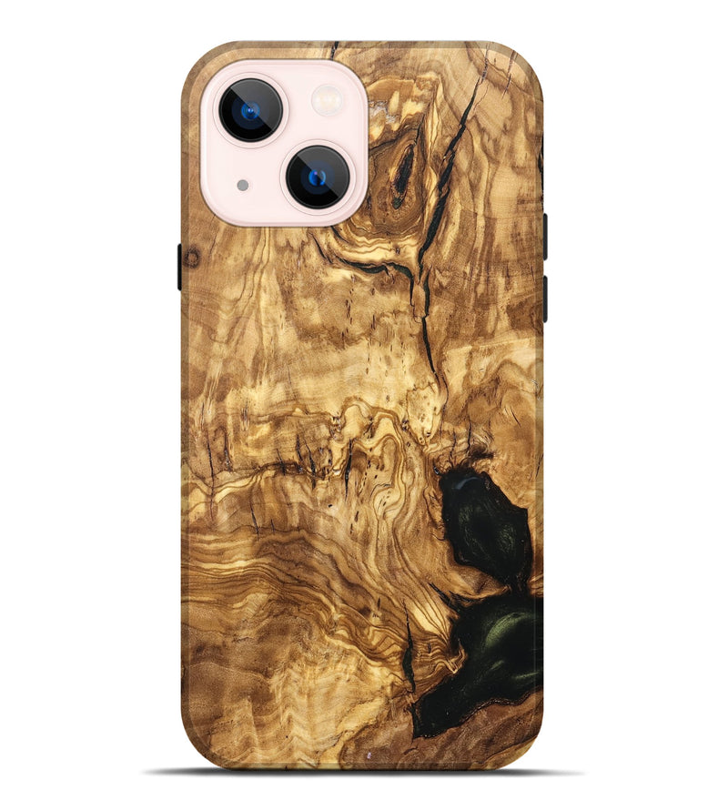 iPhone 14 Plus Wood Live Edge Phone Case - Jay (Solid Wood, 824743)
