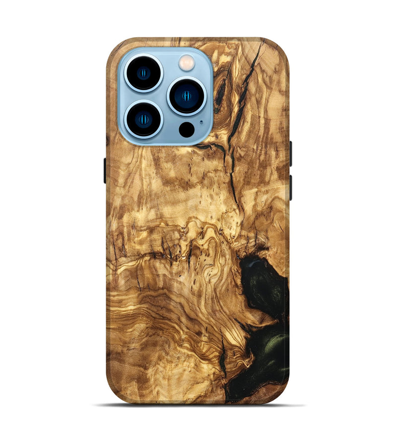 iPhone 14 Pro Wood Live Edge Phone Case - Jay (Solid Wood, 824743)