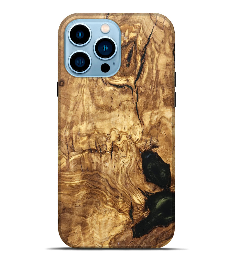 iPhone 14 Pro Max Wood Live Edge Phone Case - Jay (Solid Wood, 824743)