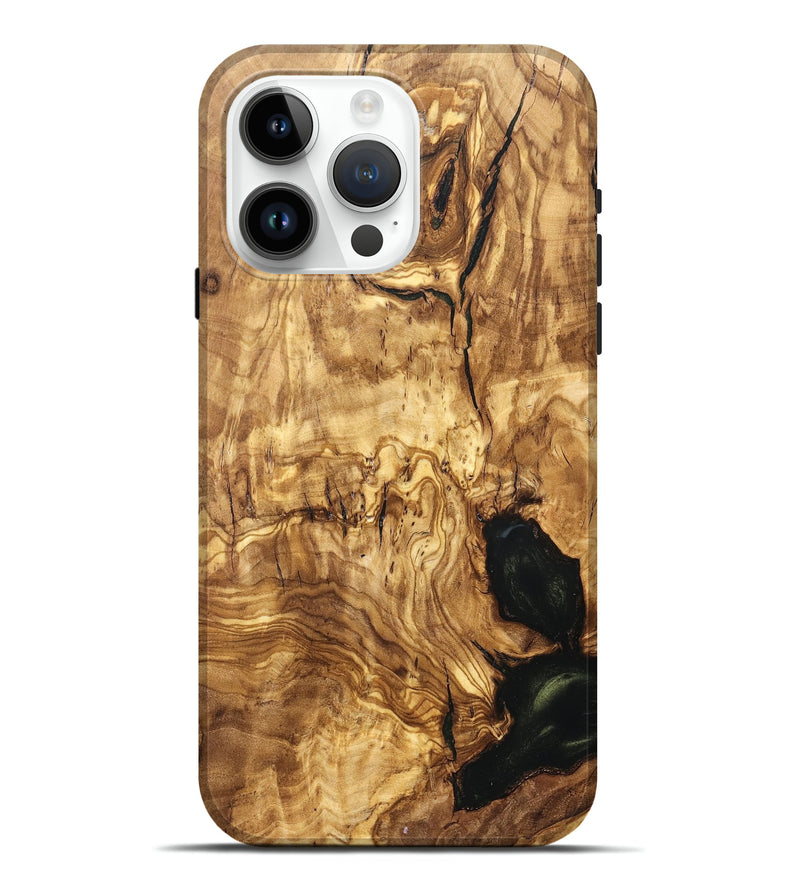iPhone 15 Pro Max Wood Live Edge Phone Case - Jay (Solid Wood, 824743)