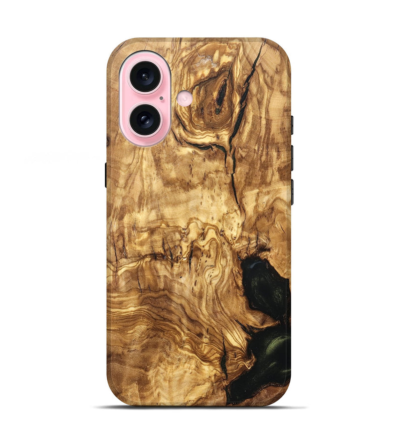 iPhone 17 Wood Live Edge Phone Case - Jay (Solid Wood, 824743)