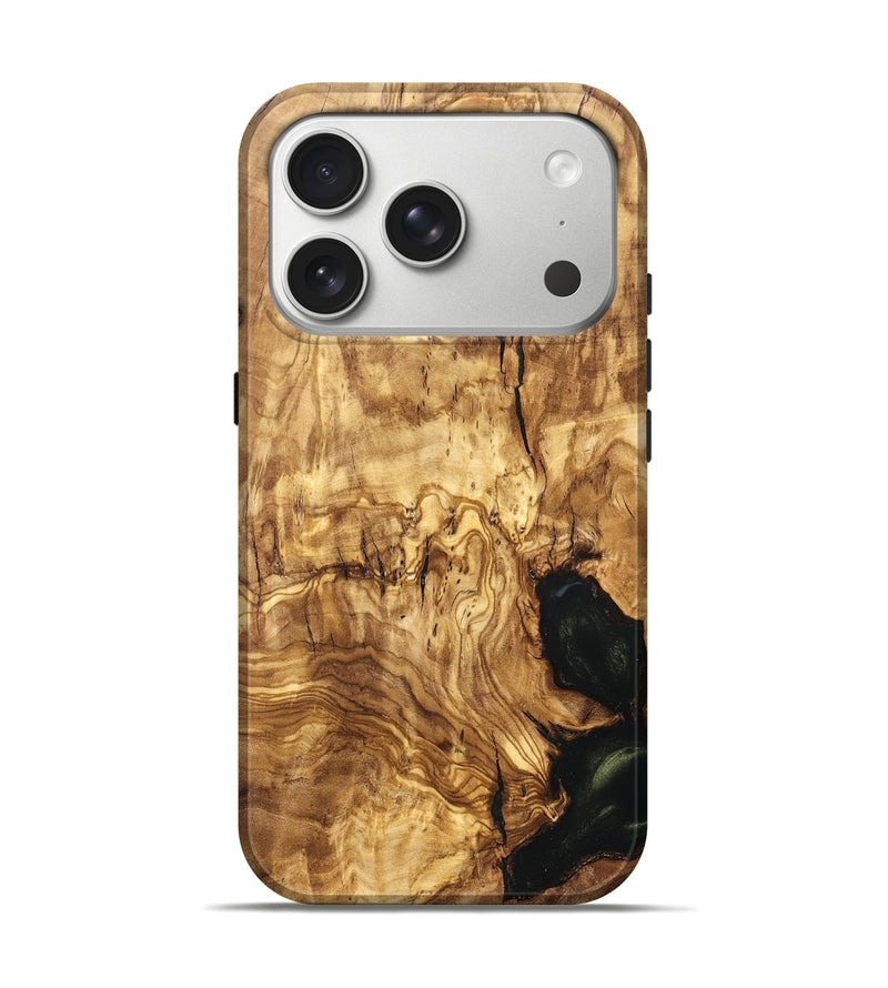 iPhone 17 Pro Wood Live Edge Phone Case - Jay (Solid Wood, 824743)