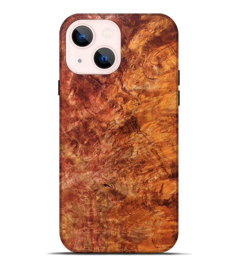 iPhone 14 Plus Wood Live Edge Phone Case - Martika (Solid Wood, 824744)