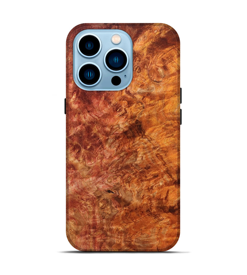 iPhone 14 Pro Wood Live Edge Phone Case - Martika (Solid Wood, 824744)