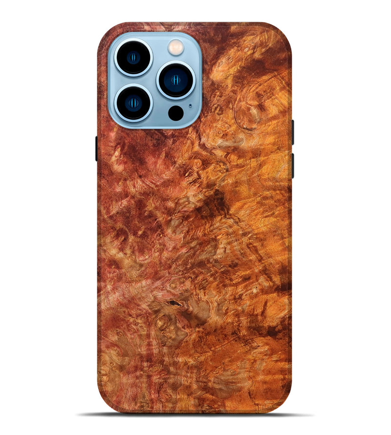 iPhone 14 Pro Max Wood Live Edge Phone Case - Martika (Solid Wood, 824744)