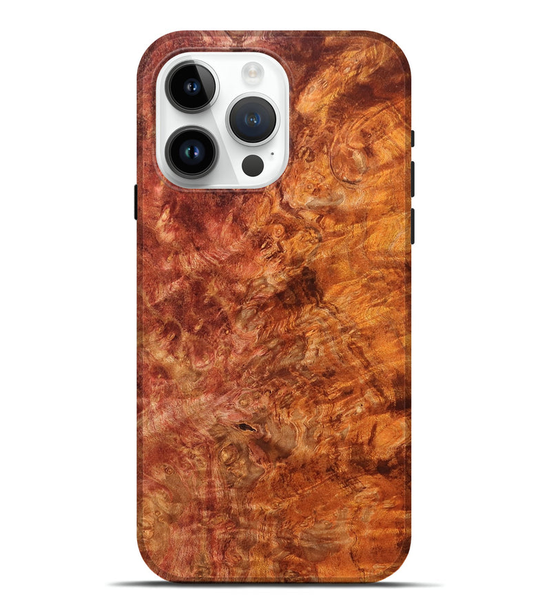 iPhone 15 Pro Max Wood Live Edge Phone Case - Martika (Solid Wood, 824744)