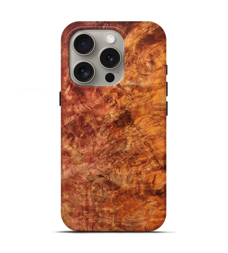 iPhone 16 Pro Wood Live Edge Phone Case - Martika (Solid Wood, 824744)