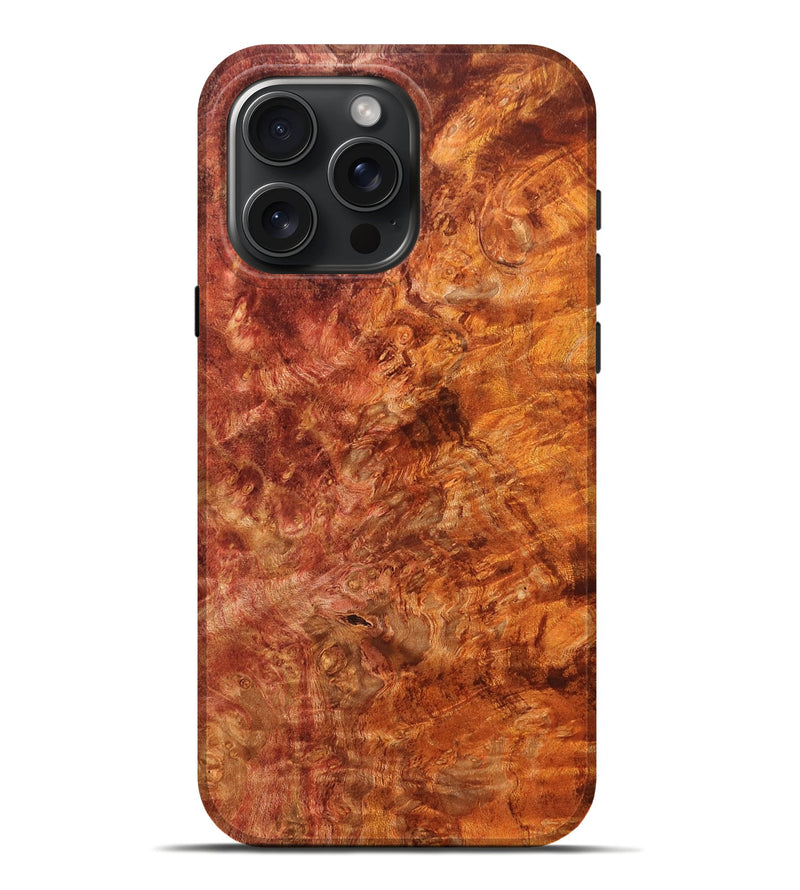 iPhone 16 Pro Max Wood Live Edge Phone Case - Martika (Solid Wood, 824744)