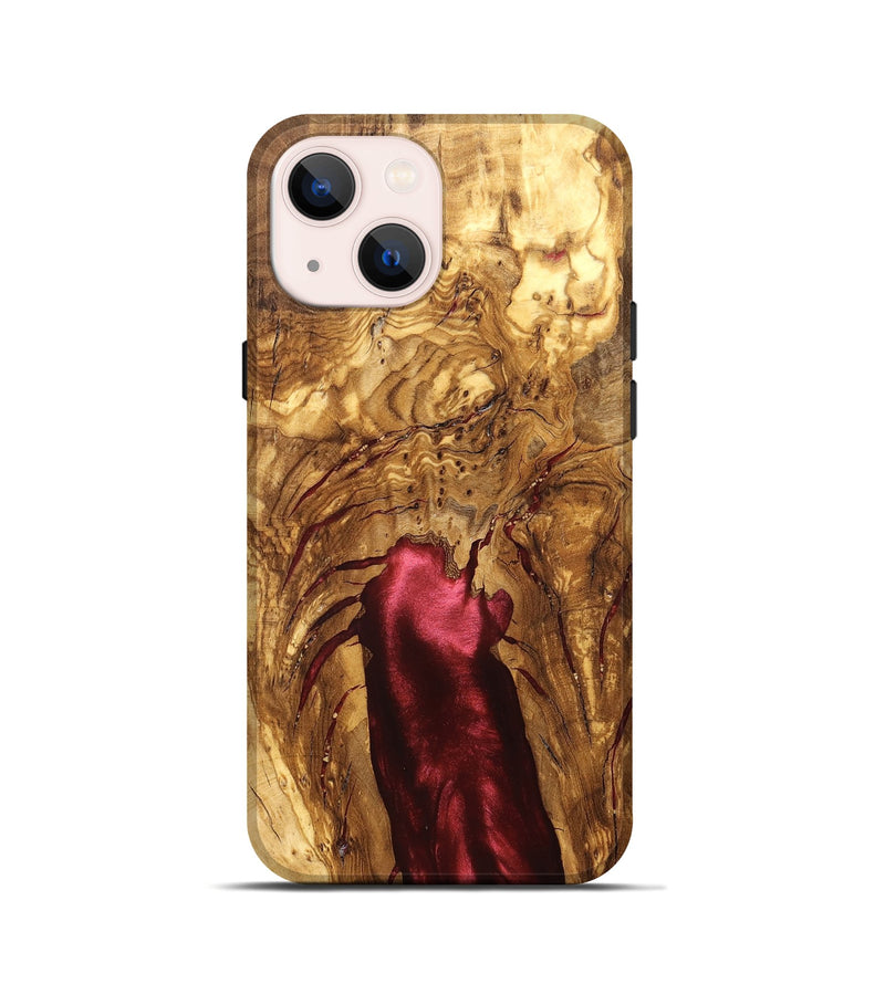 iPhone 13 mini Wood Live Edge Phone Case - Danny (Solid Wood, 824745)