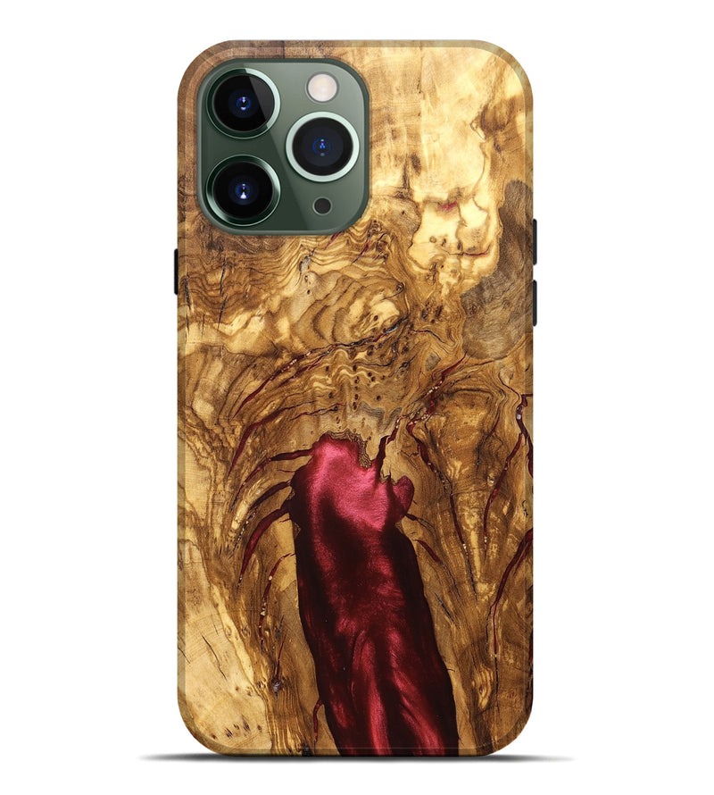 iPhone 13 Pro Max Wood Live Edge Phone Case - Danny (Solid Wood, 824745)