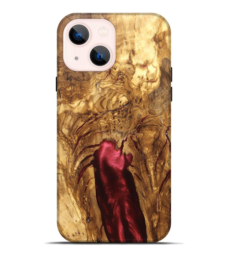 iPhone 14 Plus Wood Live Edge Phone Case - Danny (Solid Wood, 824745)