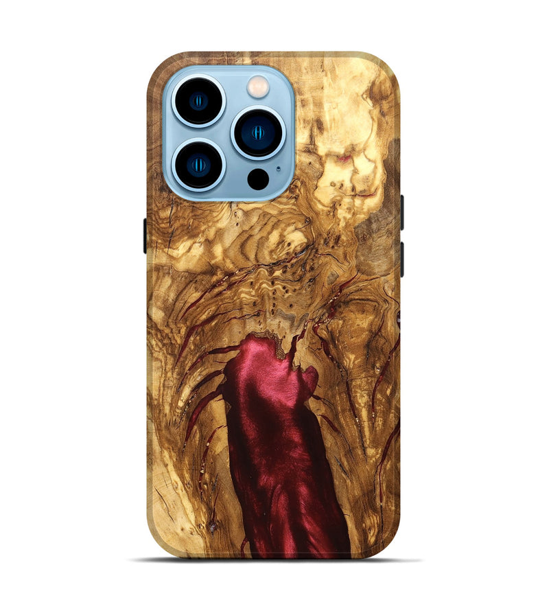 iPhone 14 Pro Wood Live Edge Phone Case - Danny (Solid Wood, 824745)