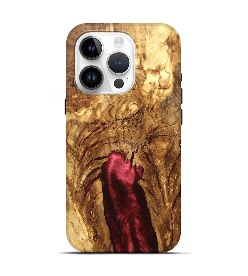 iPhone 15 Pro Wood Live Edge Phone Case - Danny (Solid Wood, 824745)