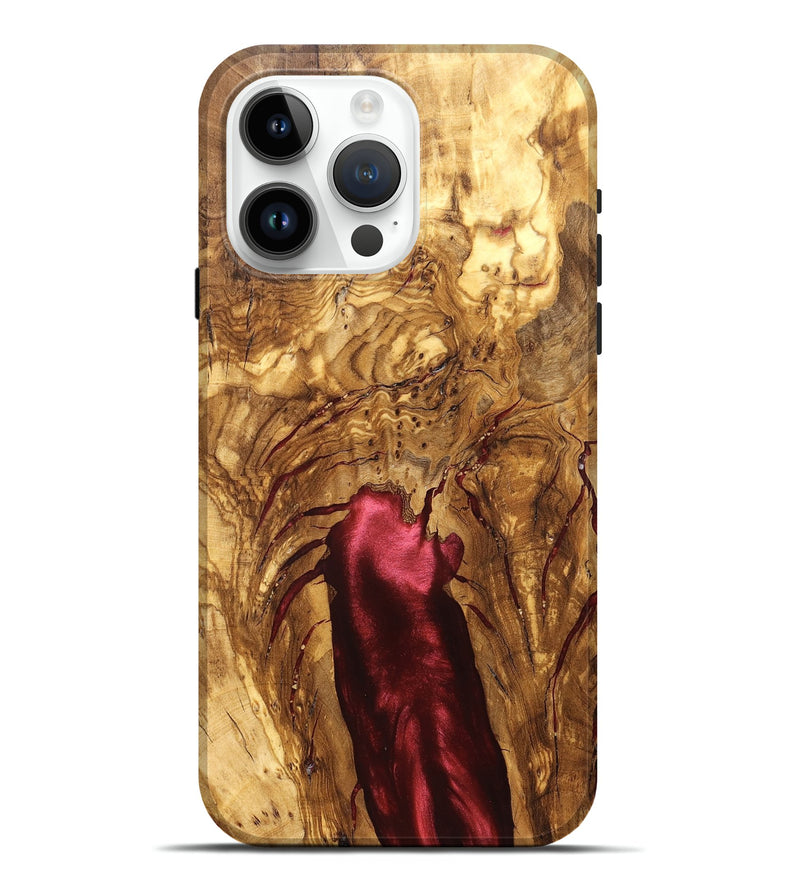 iPhone 15 Pro Max Wood Live Edge Phone Case - Danny (Solid Wood, 824745)