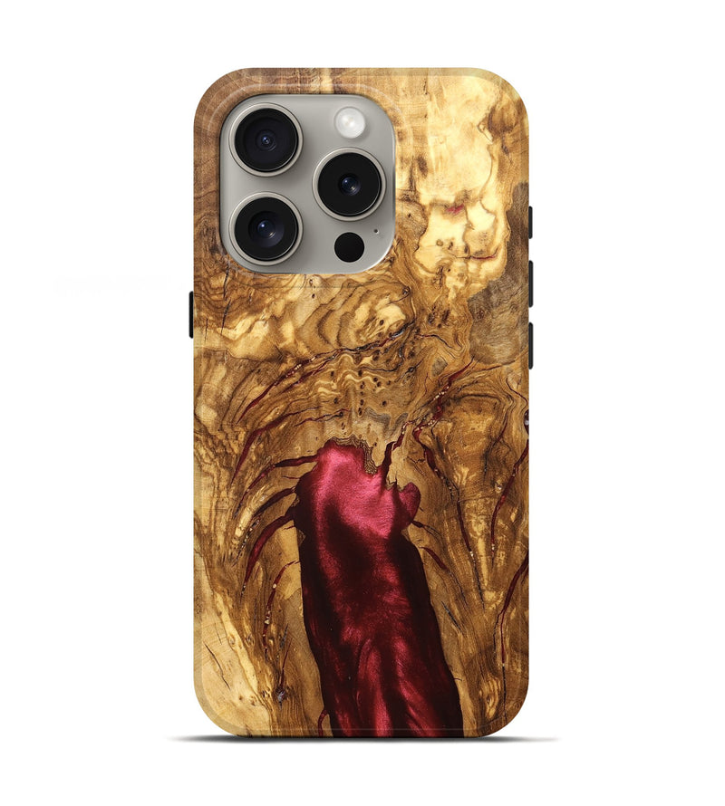 iPhone 16 Pro Wood Live Edge Phone Case - Danny (Solid Wood, 824745)