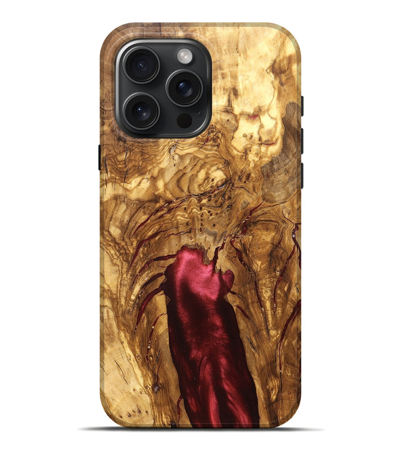 iPhone 16 Pro Max Wood Live Edge Phone Case - Danny (Solid Wood, 824745)