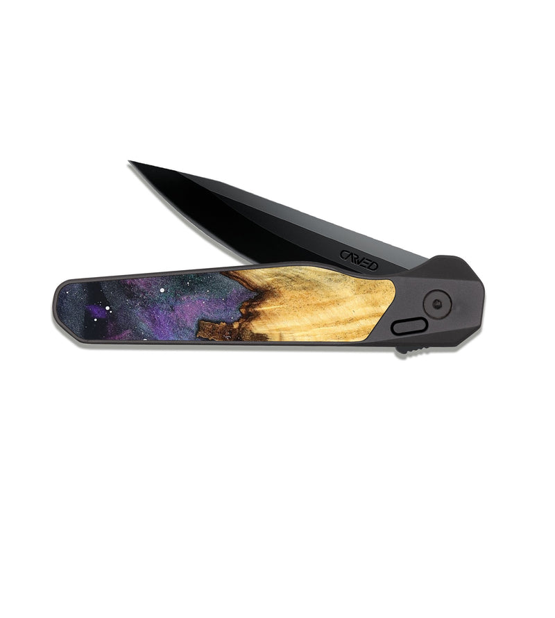 EDC Dark Slate Wood Pocket Knife - Eboni (Cosmos, 824749)
