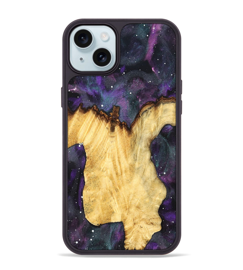 iPhone 15 Plus Wood Phone Case - Eboni (Cosmos, 824749)