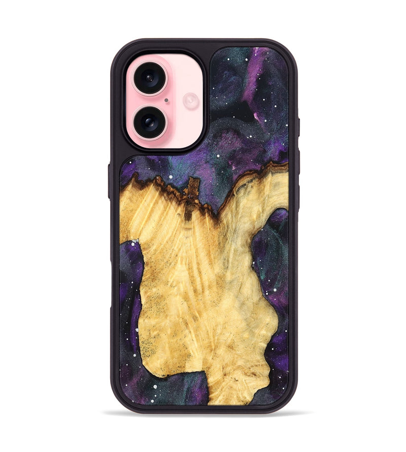 iPhone 16 Wood Phone Case - Eboni (Cosmos, 824749)