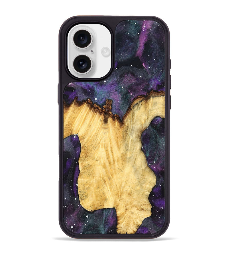 iPhone 16 Plus Wood Phone Case - Eboni (Cosmos, 824749)