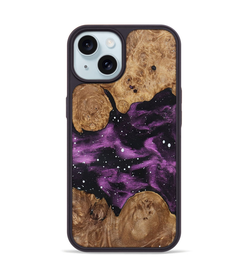 iPhone 15 Wood Phone Case - Macy (Cosmos, 824751)