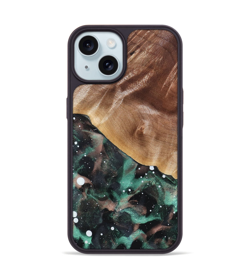 iPhone 15 Wood Phone Case - Koa (Cosmos, 824769)