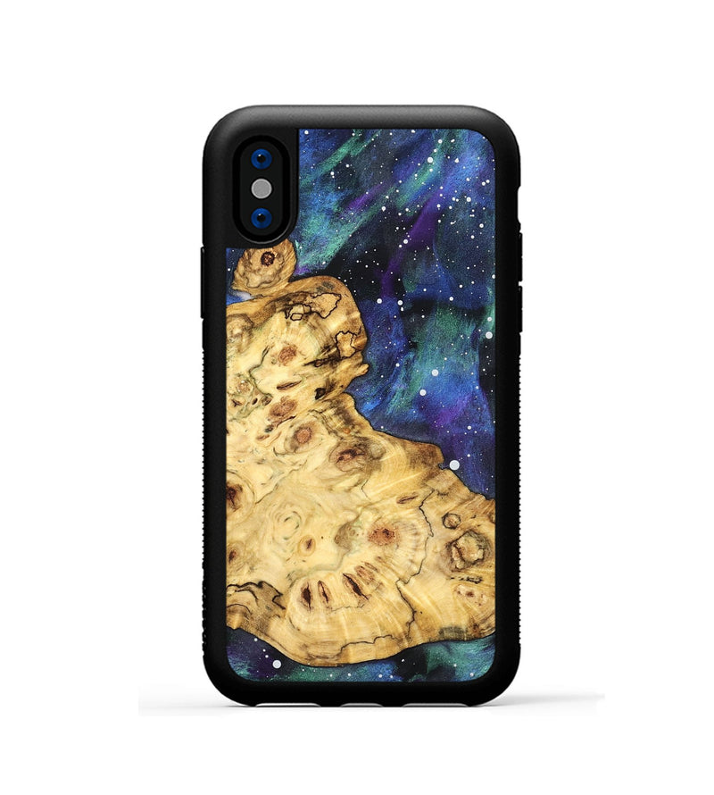 iPhone Xs Wood Phone Case - Regan (Cosmos, 824771)