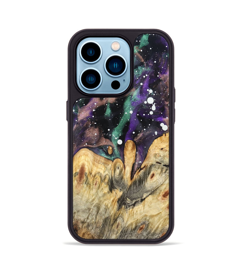 iPhone 14 Pro Wood Phone Case - Katrina (Cosmos, 824772)