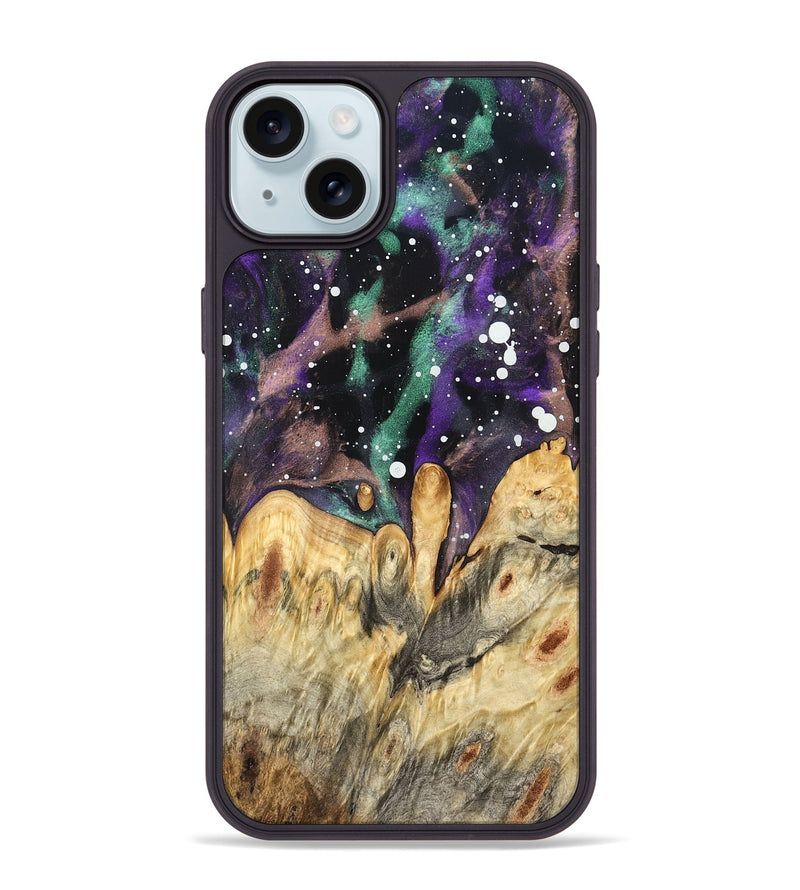 iPhone 15 Plus Wood Phone Case - Katrina (Cosmos, 824772)
