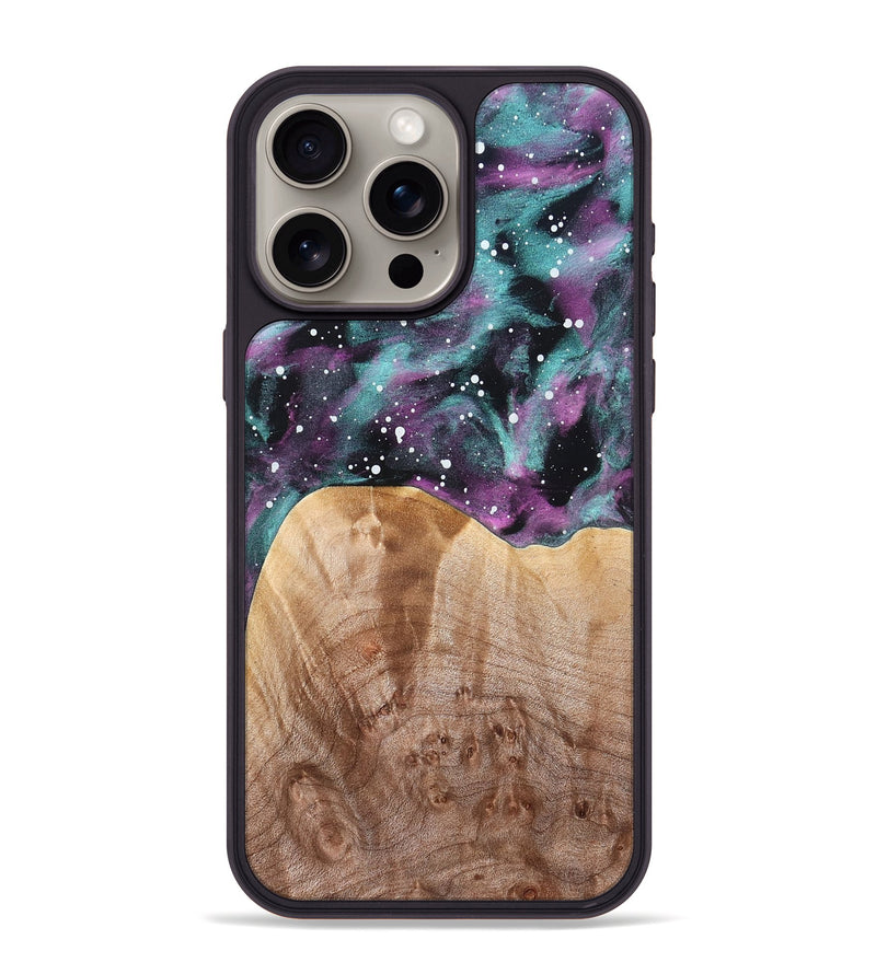 iPhone 15 Pro Max Wood Phone Case - Emely (Cosmos, 824775)