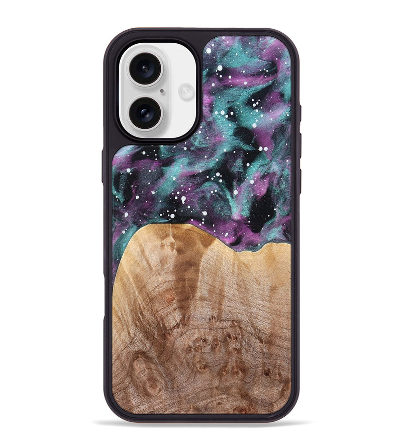 iPhone 16 Plus Wood Phone Case - Emely (Cosmos, 824775)
