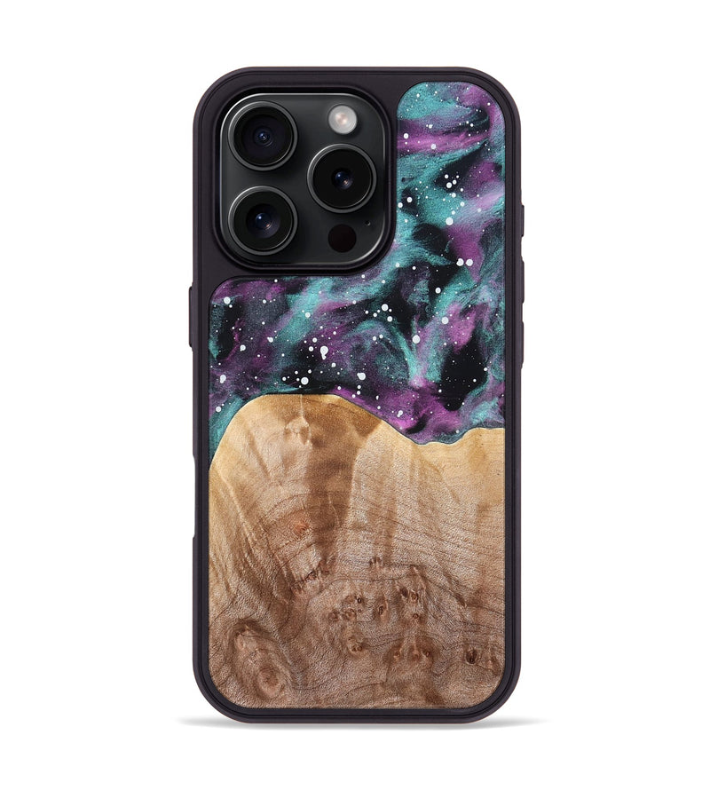 iPhone 16 Pro Wood Phone Case - Emely (Cosmos, 824775)