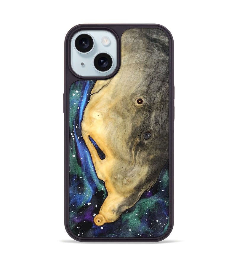 iPhone 15 Wood Phone Case - Cecile (Cosmos, 824778)