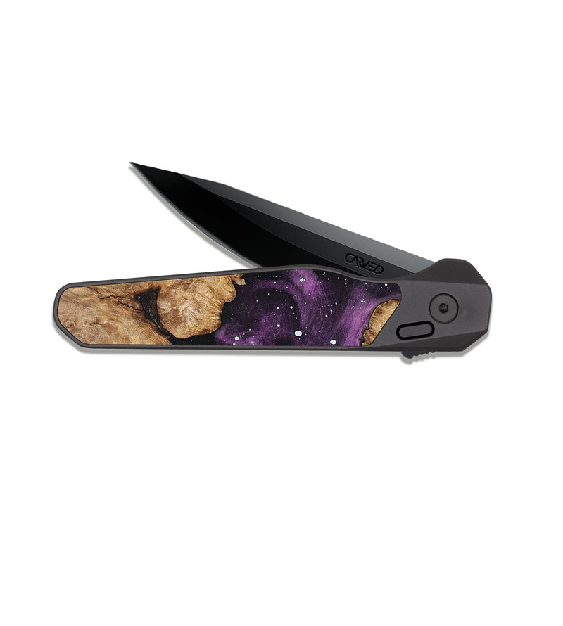 EDC Dark Slate Wood Pocket Knife - Kinsey (Cosmos, 824779)