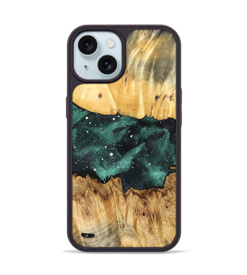 iPhone 15 Wood Phone Case - Iola (Cosmos, 824786)