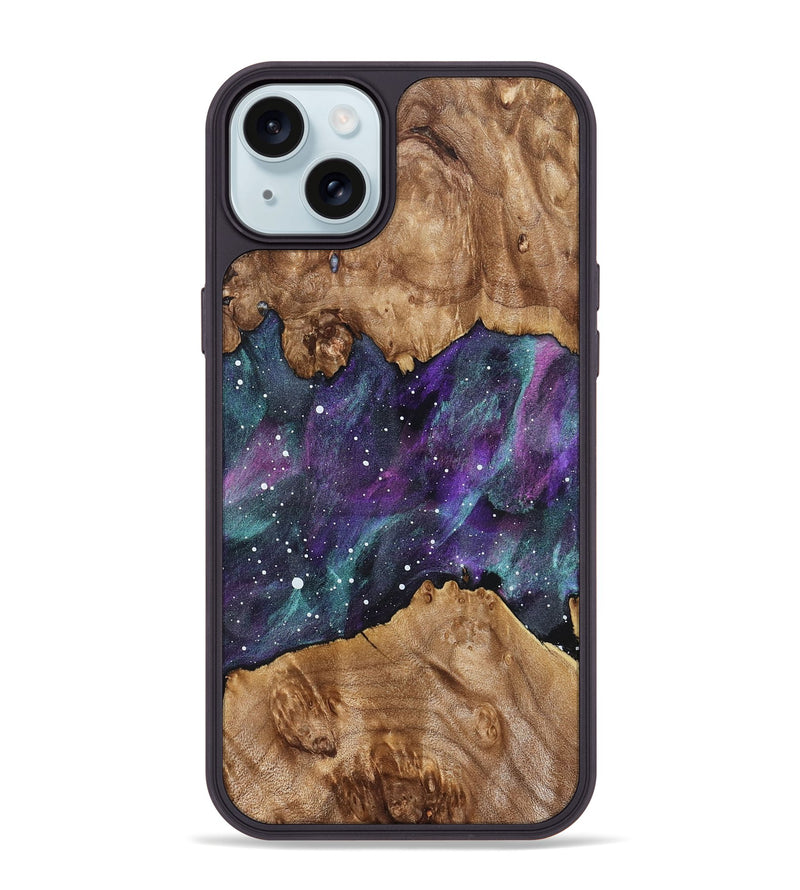 iPhone 15 Plus Wood Phone Case - Jaleesa (Cosmos, 824795)