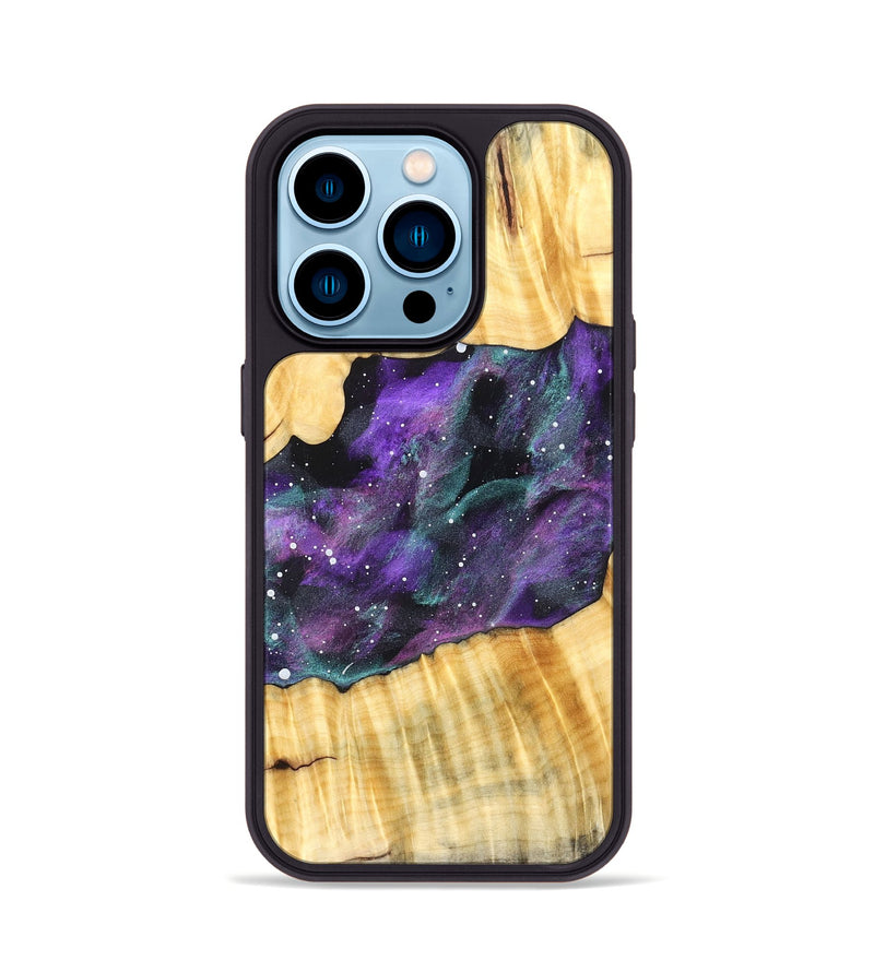 iPhone 14 Pro Wood Phone Case - Corene (Cosmos, 824797)