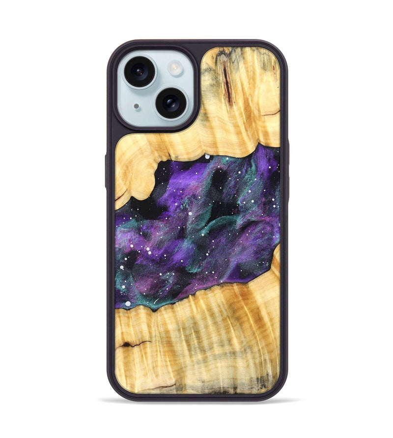 iPhone 15 Wood Phone Case - Corene (Cosmos, 824797)
