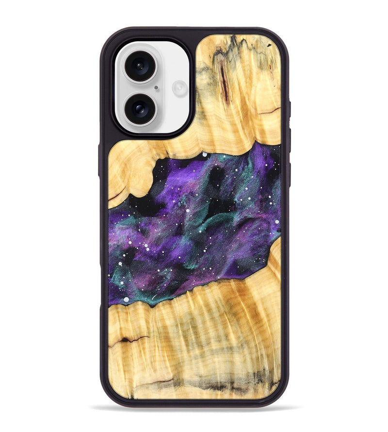 iPhone 16 Plus Wood Phone Case - Corene (Cosmos, 824797)